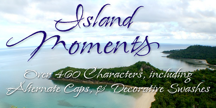 폰트 Island Moments