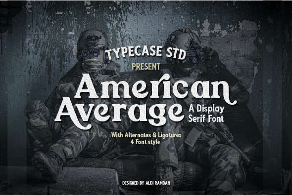폰트 American Average