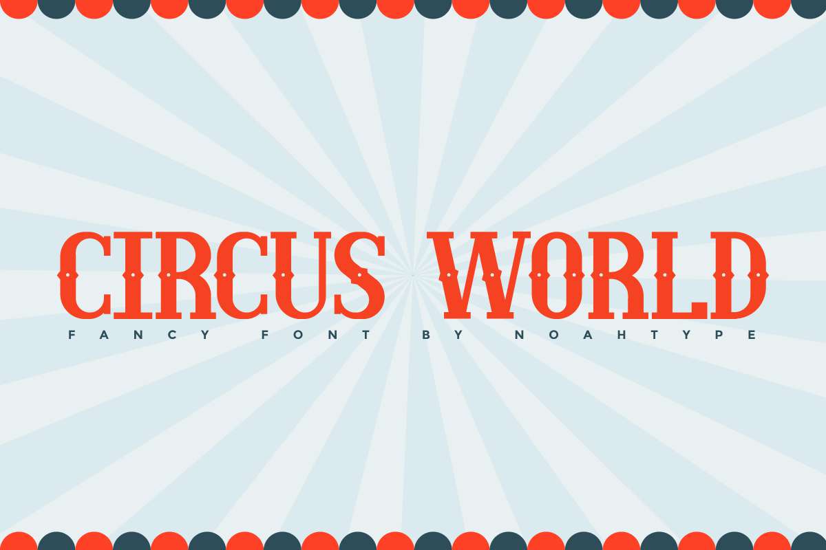 폰트 Circus World