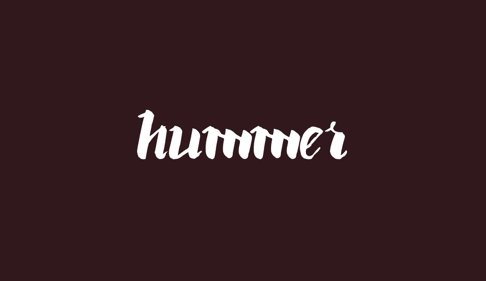 폰트 Hummer