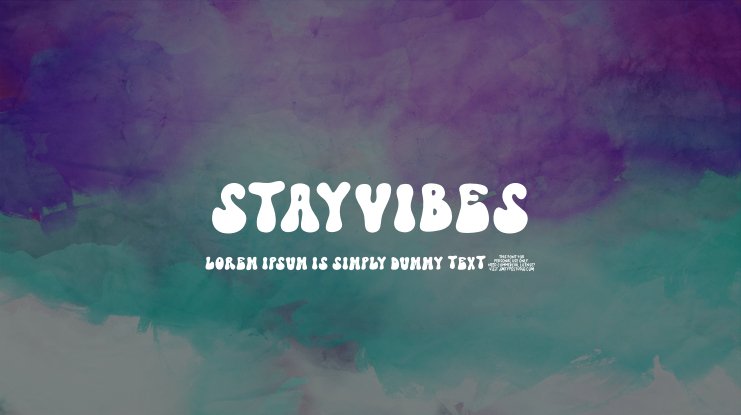 폰트 StayVibes