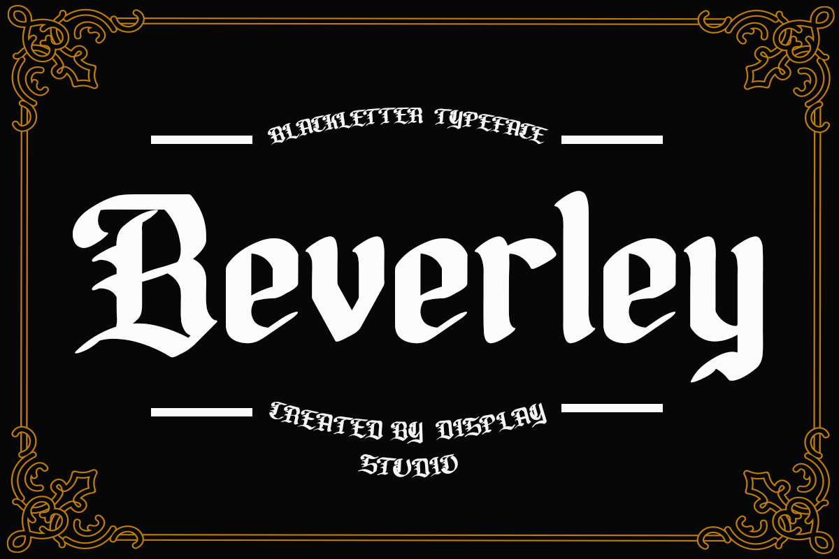 폰트 Beverley