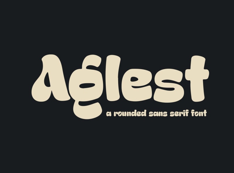 폰트 Aglest