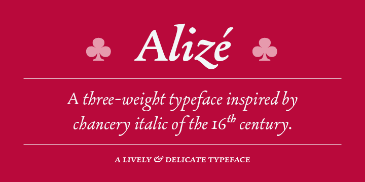 폰트 Alize