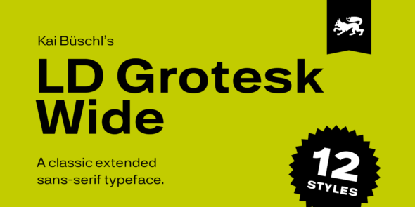 폰트 LD Grotesk Wide