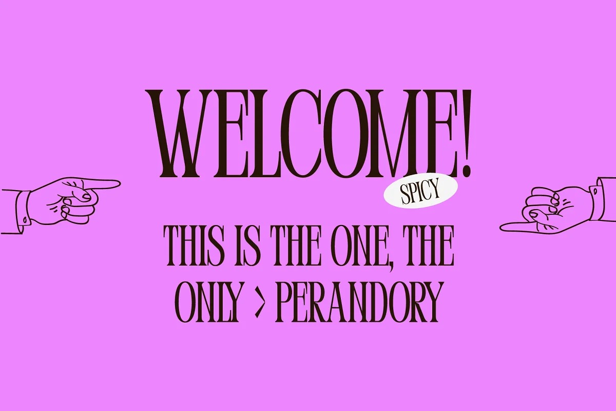 폰트 Perandory