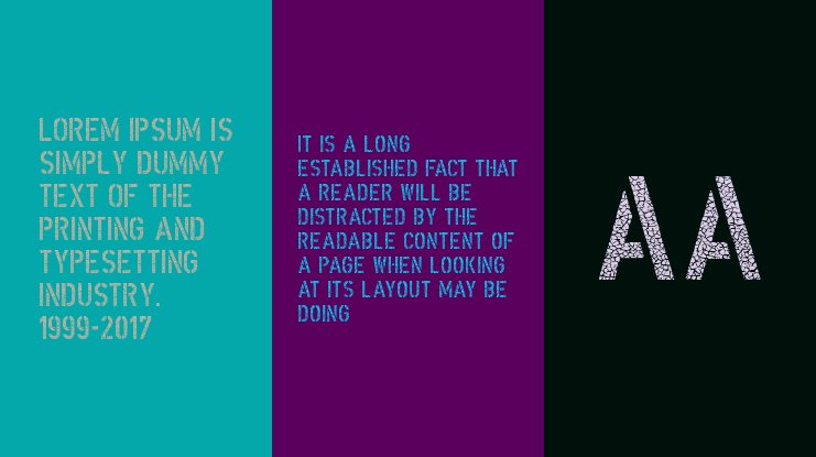 폰트 DIN Schablonierschrift Cracked