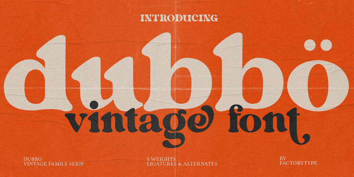 폰트 Dubbo