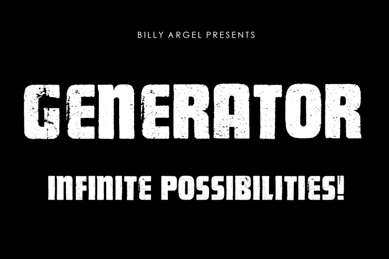 폰트 Generator