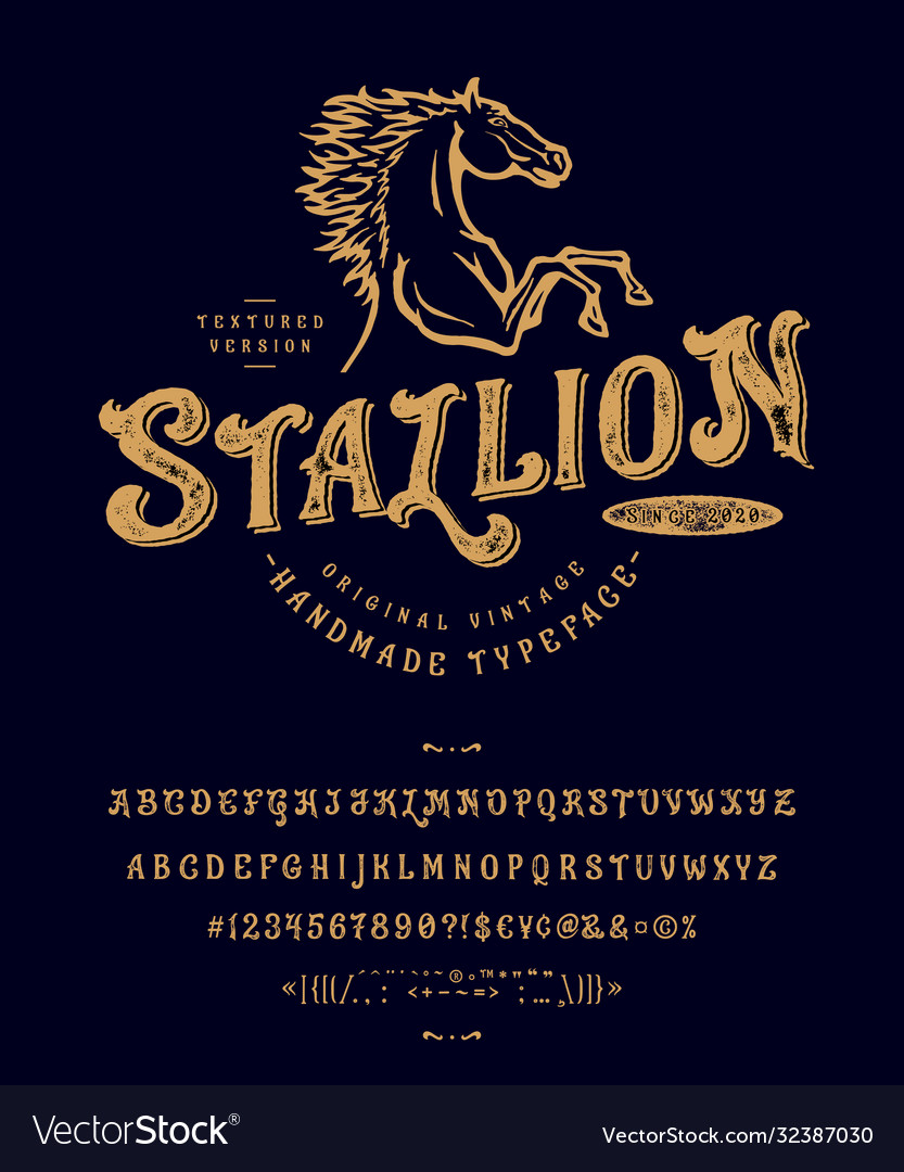 폰트 Stalions