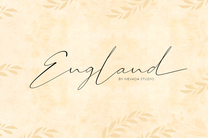 폰트 The England