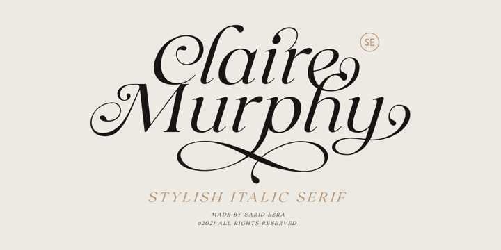 폰트 Claire Murphy