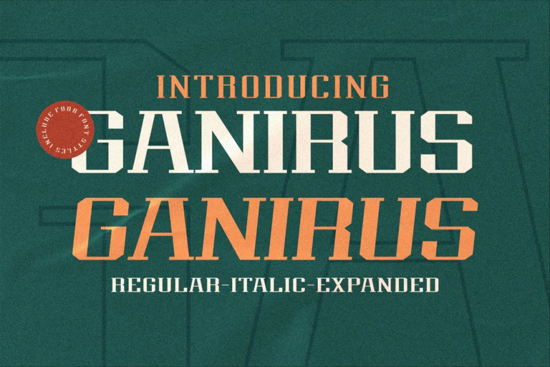 폰트 Ganirus