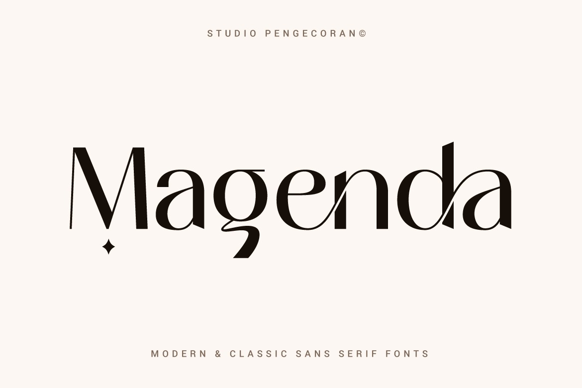 폰트 Magenda