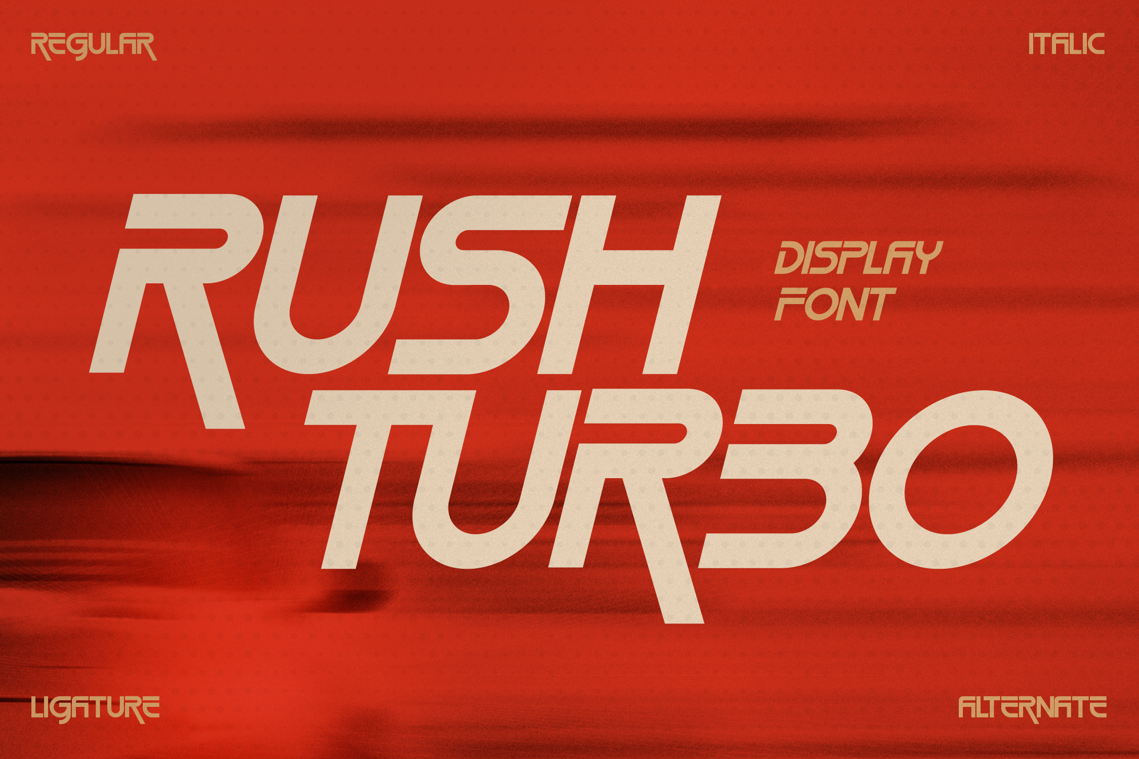 폰트 Rush Turbo