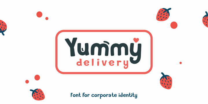 폰트 Yummy Delivery