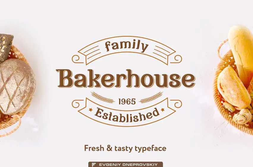 폰트 Bakerhouse