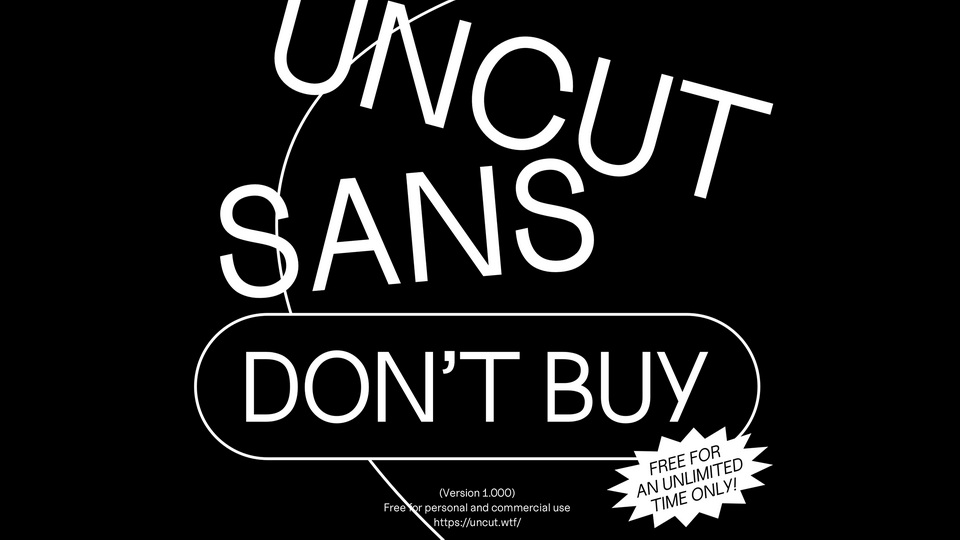 폰트 Uncut Sans