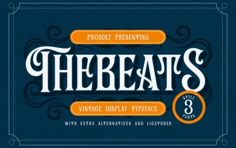 폰트 Thebeats