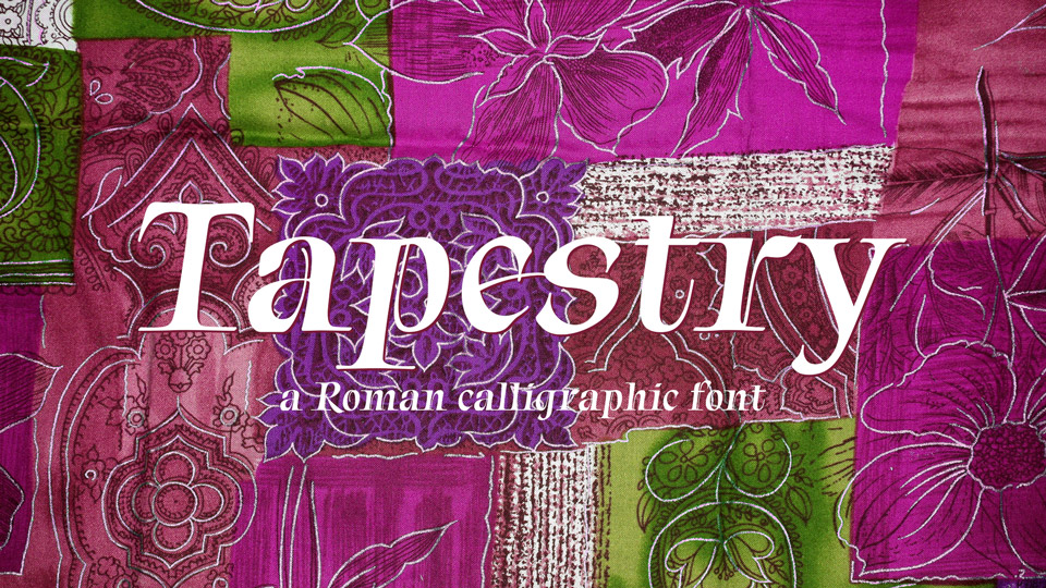 폰트 Tapestry