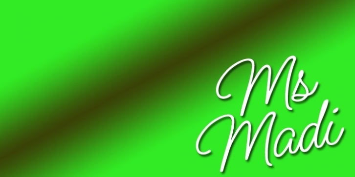 폰트 Ms Madi