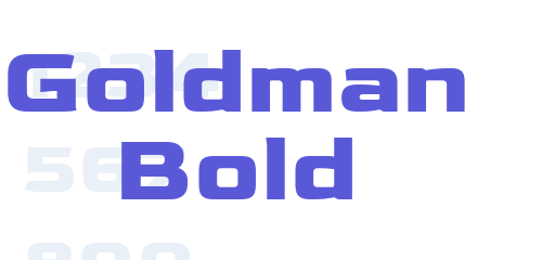 폰트 Goldman