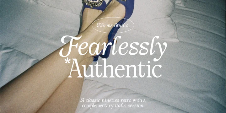 폰트 Fearlessly Authentic