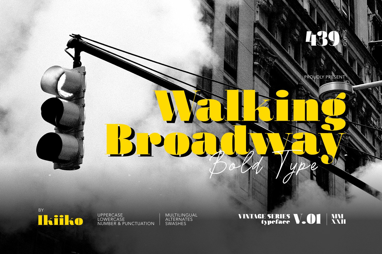 폰트 Walking Broadway