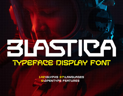 폰트 Blastica Display