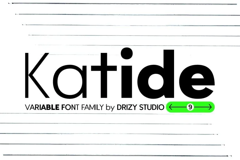 폰트 Katide