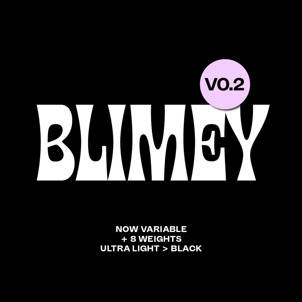 폰트 Blimey Variable
