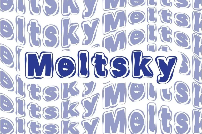 폰트 Meltsky
