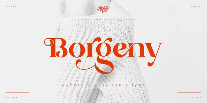 폰트 Borgeny