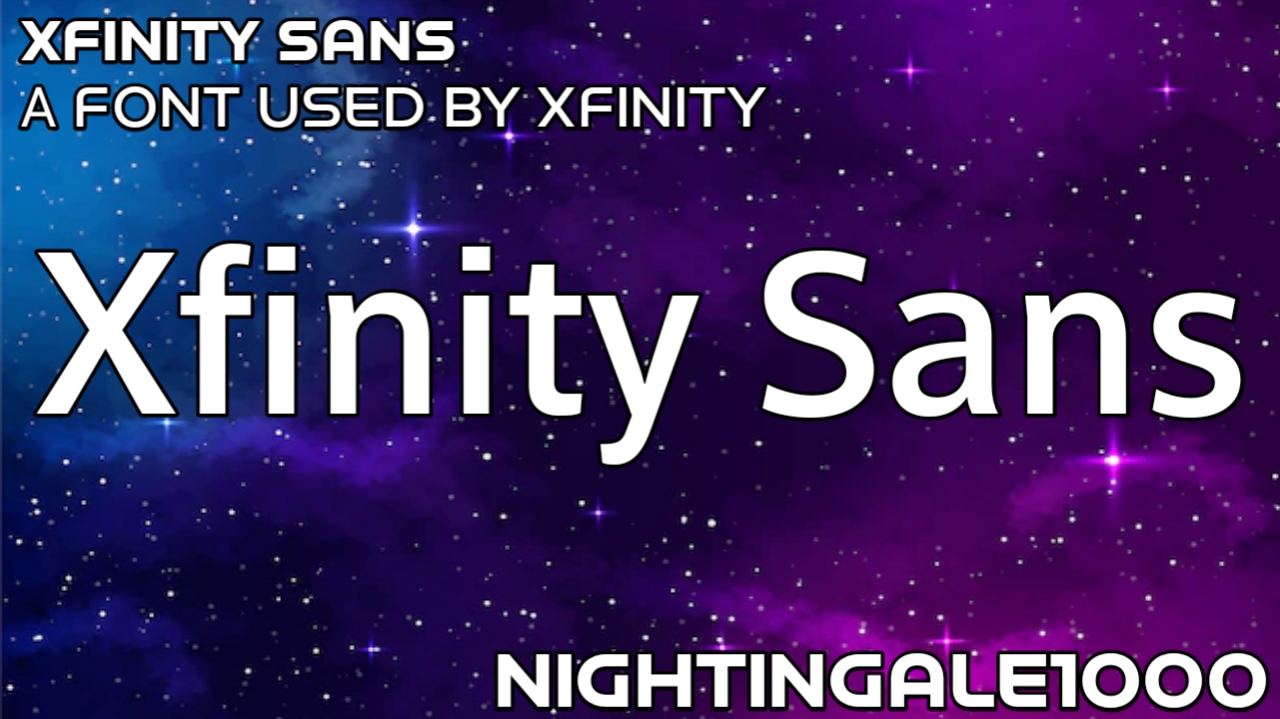 폰트 Xfinity Sans