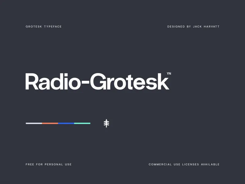 폰트 Radio Grotesk