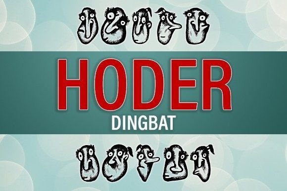 폰트 Hoder