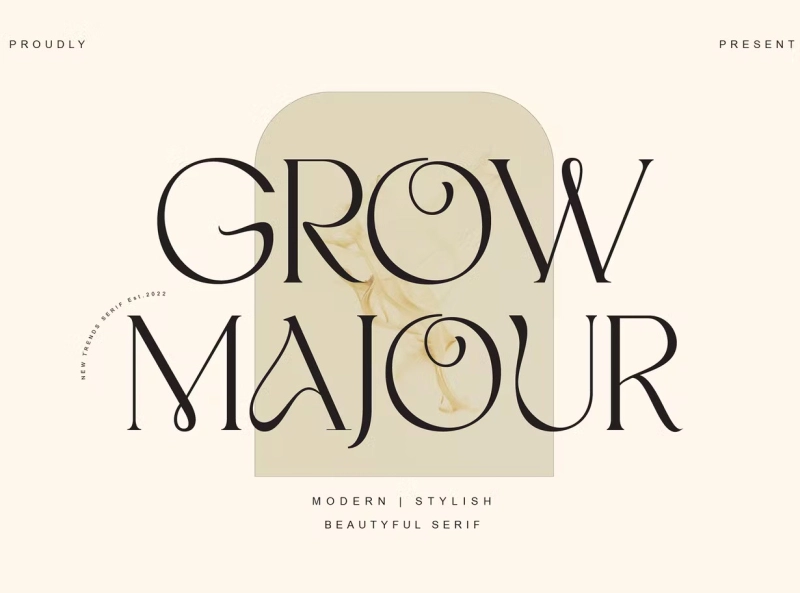 폰트 Grow Majour