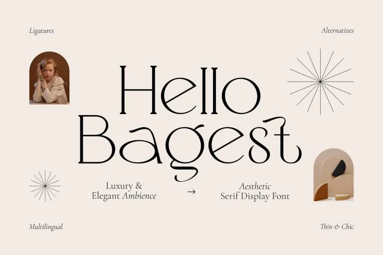 폰트 Hello Bagest