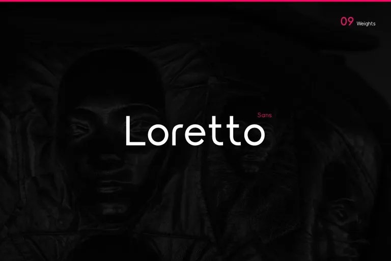 폰트 Loretto