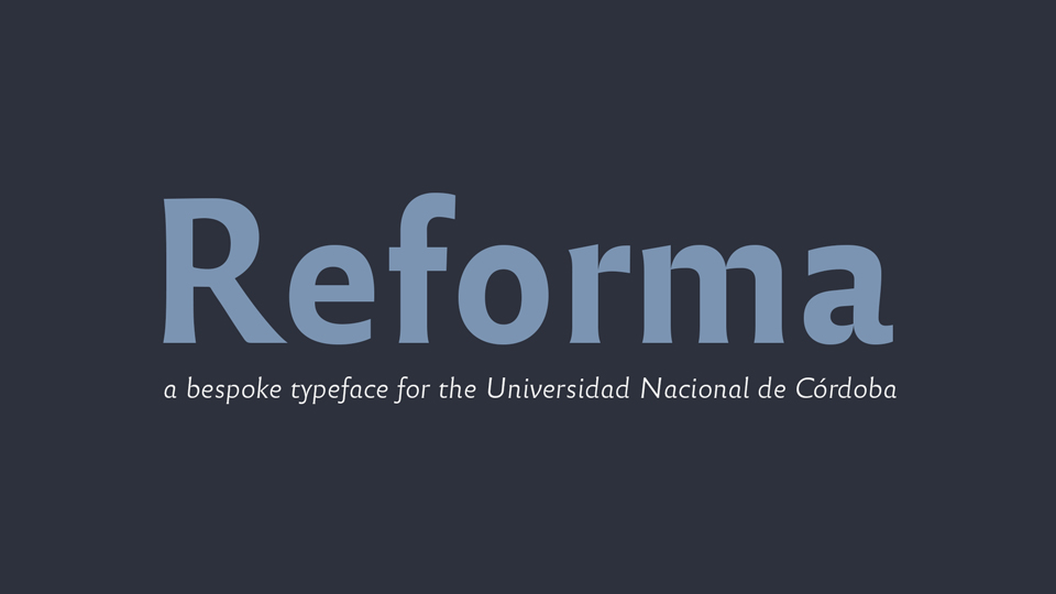폰트 Reforma