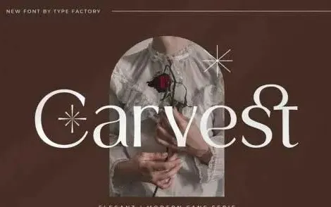 폰트 Carvest