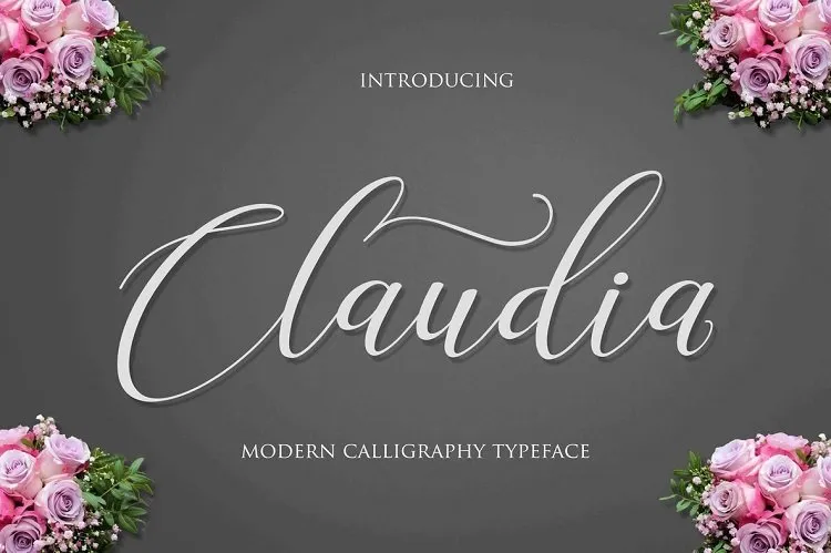 폰트 Claudia
