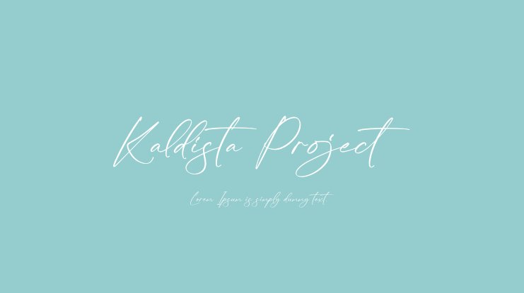 폰트 Kaldista Project