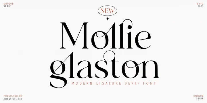 폰트 Mollie Glaston