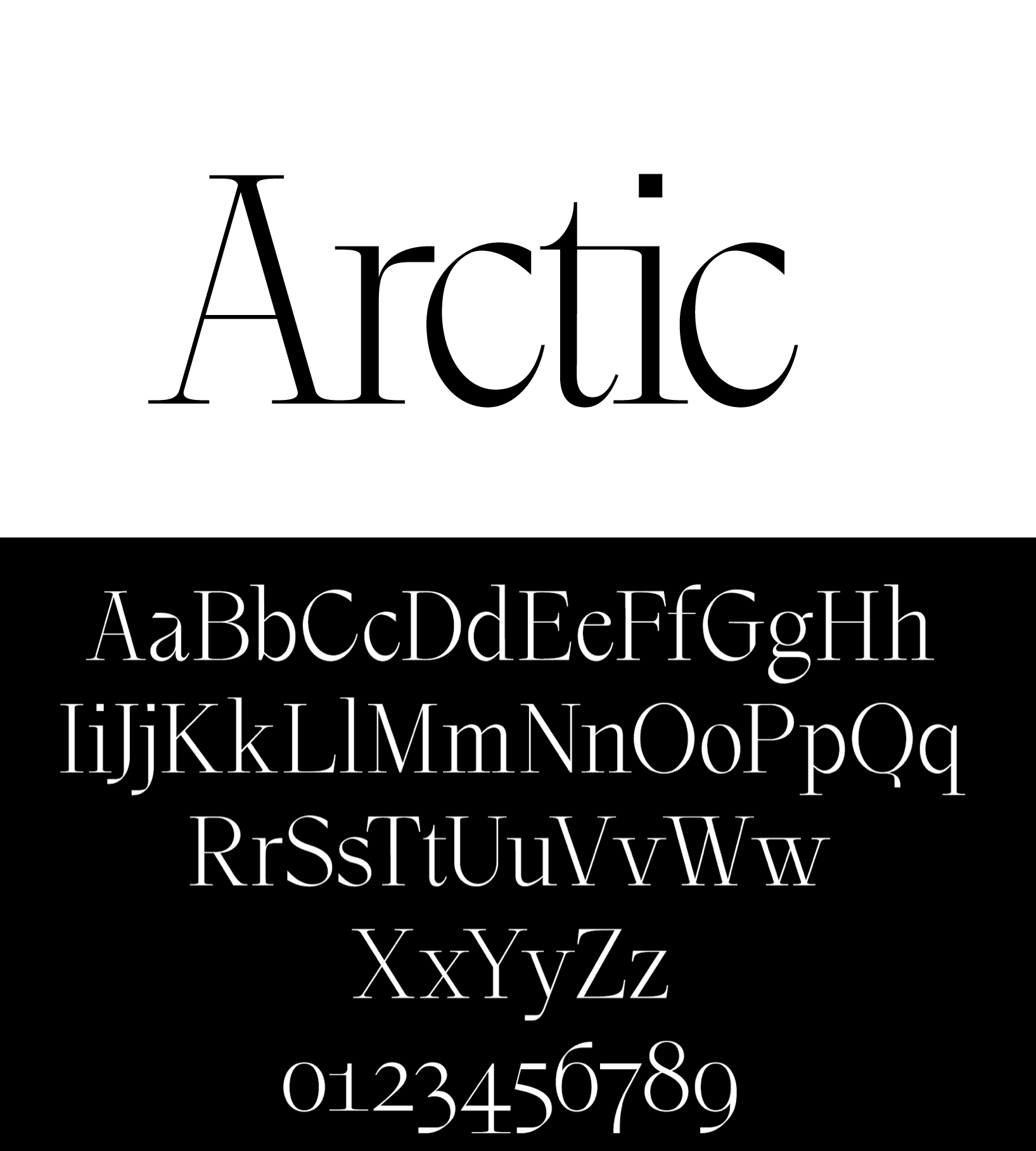 폰트 BL Arctic