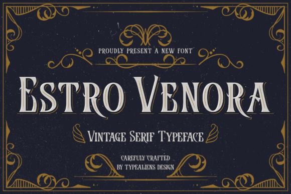 폰트 Estro Venora