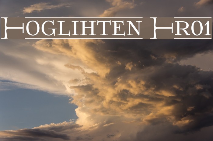 폰트 Foglihten Fr01