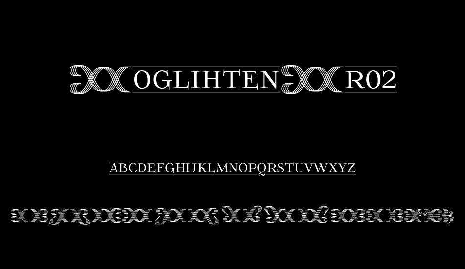폰트 Foglihten Fr02