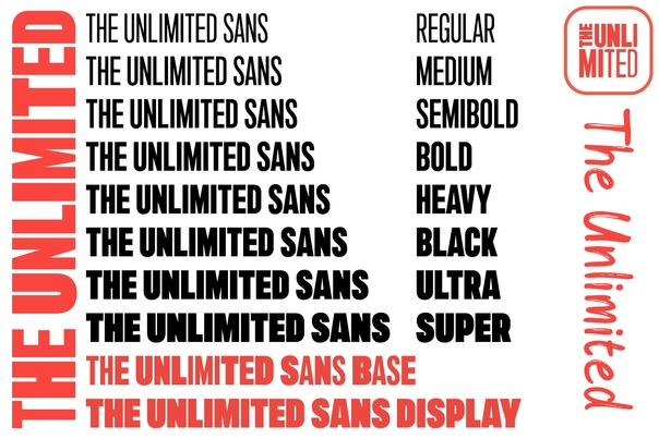 폰트 The Unlimited Sans