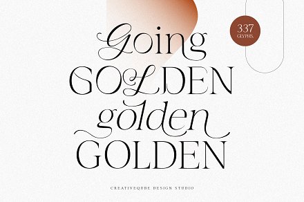 폰트 Going Golden